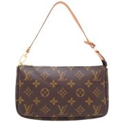 Louis Vuitton Vintage Pre-owned Canvas louis-vuitton-vskor Brown, Dam