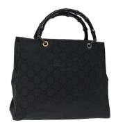 Gucci Vintage Pre-owned Canvas gucci-vskor Black, Dam