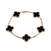 Van Cleef & Arpels Pre-owned Pre-owned Guld armband Black, Dam