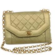 Chanel Vintage Pre-owned Laeder chanel-vskor Yellow, Dam