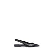 Castañer Studded slingback ballet flats Black, Dam