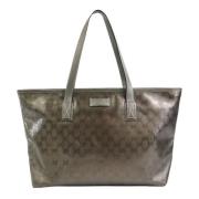 Gucci Vintage Pre-owned Canvas gucci-vskor Brown, Dam