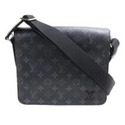 Louis Vuitton Vintage Pre-owned Canvas axelremsvskor Black, Herr