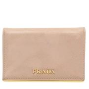 Prada Vintage Pre-owned Laeder plnbcker Beige, Dam