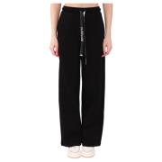 Max Mara Wide Trousers Black, Dam