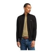 Timberland River Zip Cardigan Sweater Black, Herr