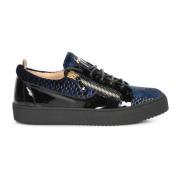 Giuseppe Zanotti Lyxiga Svarta Sneakers Aw24 Black, Herr