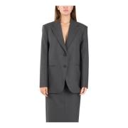 Sportmax Ull Baffo Jacka Gray, Dam