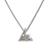 Louis Vuitton Vintage Pre-owned Silver halsband Gray, Dam