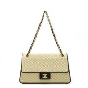 Chanel Vintage Pre-owned Laeder chanel-vskor Beige, Dam