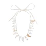 Forte Forte Sammet Nackrem Hänge Halsband White, Dam