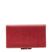 Hermès Vintage Pre-owned Laeder plnbcker Red, Dam