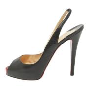 Christian Louboutin Pre-owned Pre-owned Laeder klackskor Black, Dam