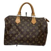 Louis Vuitton Vintage Pre-owned Canvas handvskor Brown, Dam