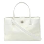 Chanel Vintage Pre-owned Laeder chanel-vskor White, Dam