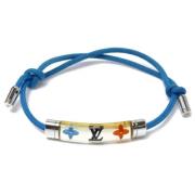 Louis Vuitton Vintage Pre-owned Tyg armband Blue, Dam