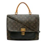 Louis Vuitton Vintage Pre-owned Canvas handvskor Brown, Dam