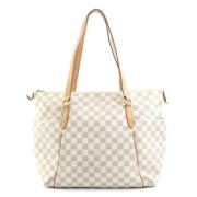 Louis Vuitton Vintage Pre-owned Canvas louis-vuitton-vskor White, Dam