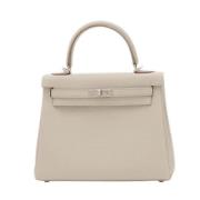 Hermès Vintage Pre-owned Laeder handvskor White, Dam