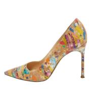 Manolo Blahnik Pre-owned Pre-owned Tyg klackskor Multicolor, Dam