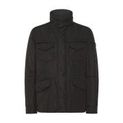 Peuterey Urban Field Jacket med Ränder Black, Herr