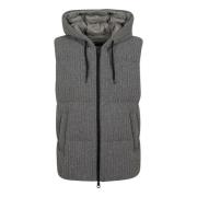 Herno Lichene Mesh Gilet Gray, Herr