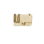 Chanel Vintage Pre-owned Laeder chanel-vskor Beige, Dam