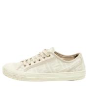 Fendi Vintage Pre-owned Canvas sneakers Gray, Dam