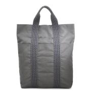 Hermès Vintage Pre-owned Canvas totevskor Gray, Dam