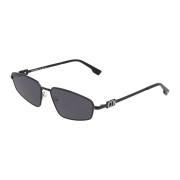 Dsquared2 Ikon Solglasögon Metall Oregelbunden Form Black, Unisex