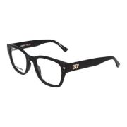 Dsquared2 Fyrkantig ram glasögon Black, Unisex