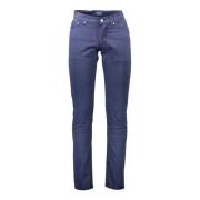 Gant Blå Bomulls Jeans Byxa, 5-Ficks Byxa Blue, Herr