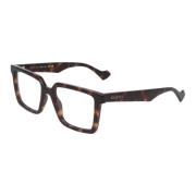 Gucci Fyrkantiga acetatglasögon Gg1540O modell Brown, Unisex