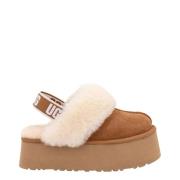 UGG Sandaler med fårskinnskrage Brown, Dam