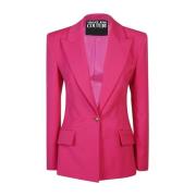 Versace Jeans Couture Fuchsia Jackor för Kvinnor Pink, Dam