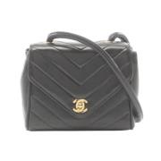 Chanel Vintage Pre-owned Laeder chanel-vskor Black, Dam