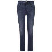 Incotex Blå Division Jeans Blue, Herr