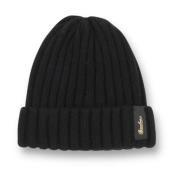 Borsalino Eco Cashmere Beanie med Vikning Black, Unisex