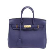 Hermès Vintage Pre-owned Laeder handvskor Blue, Dam