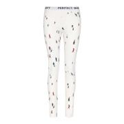 Perfect Moment Ski Leggings Polyester Vinter Sportkläder White, Dam