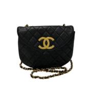 Chanel Vintage Pre-owned Laeder chanel-vskor Black, Dam