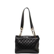 Chanel Vintage Pre-owned Laeder chanel-vskor Black, Dam