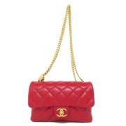 Chanel Vintage Pre-owned Laeder chanel-vskor Red, Dam