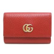 Gucci Vintage Pre-owned Laeder nyckelhllare Red, Dam