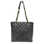 Chanel Vintage Pre-owned Laeder chanel-vskor Black, Dam