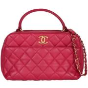 Chanel Vintage Pre-owned Mocka chanel-vskor Pink, Dam