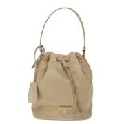 Prada Vintage Pre-owned Tyg prada-vskor Beige, Dam