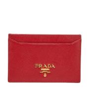 Prada Vintage Pre-owned Tyg plnbcker Red, Dam