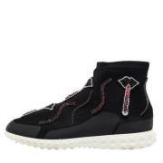 Valentino Vintage Pre-owned Tyg sneakers Black, Dam