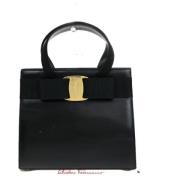 Salvatore Ferragamo Pre-owned Pre-owned Metall handvskor Black, Dam